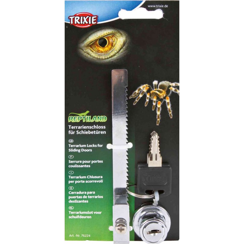 Serrure pour porte glissante de terrarium - Trixie