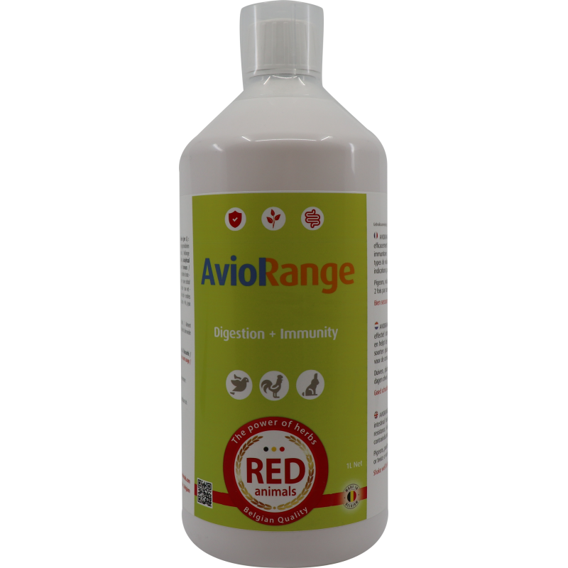 AvioRange, soutient le système immunitaire et renforce les défenses naturelles 1L - Red Animals AvioRange, soutient le système immunitaire et renforce les défenses naturelles 1L - Red Animals