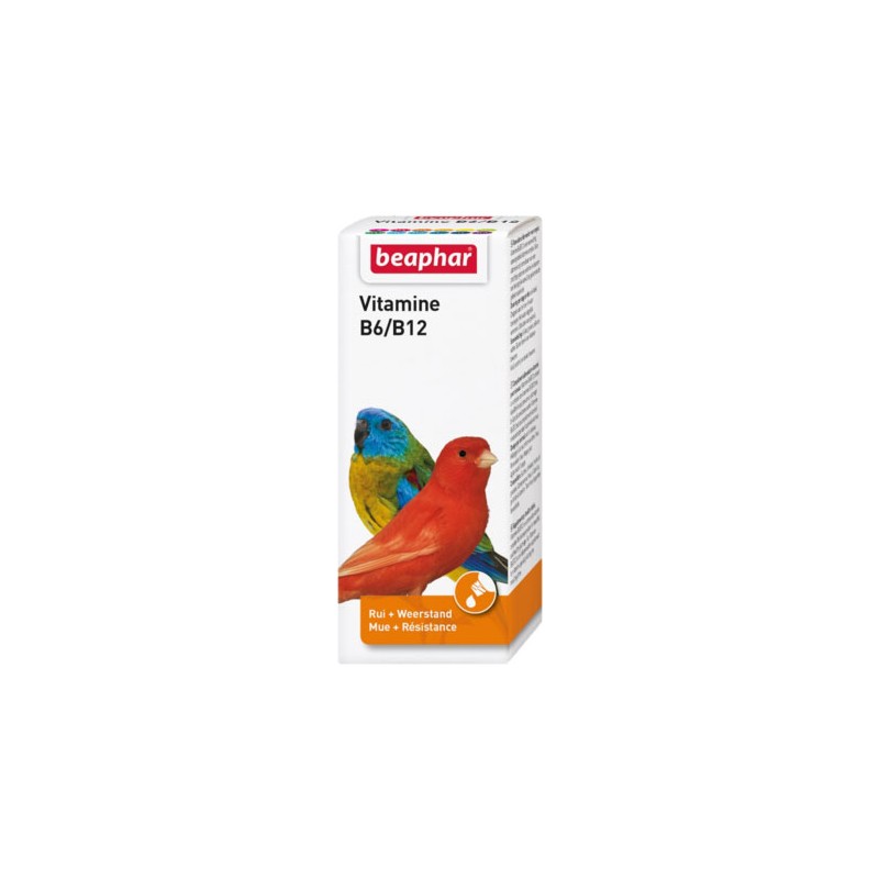 Vitamine B6/B12 50ml - Beaphar 11415 Beaphar 8,85 € Ornibird Vitamine B6/B12 50ml - Beaphar 11415 Beaphar 8,85 € Ornibird