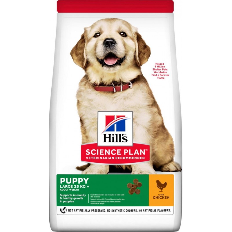 Science Plan aliment pour Chiot de Grande Race au Poulet 12kg - Hill's