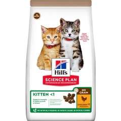 Science Plan NO GRAIN aliment pour Chaton au Poulet 1,5kg - Hill's à 29,50 € - Hill's - 605366 - Hill's