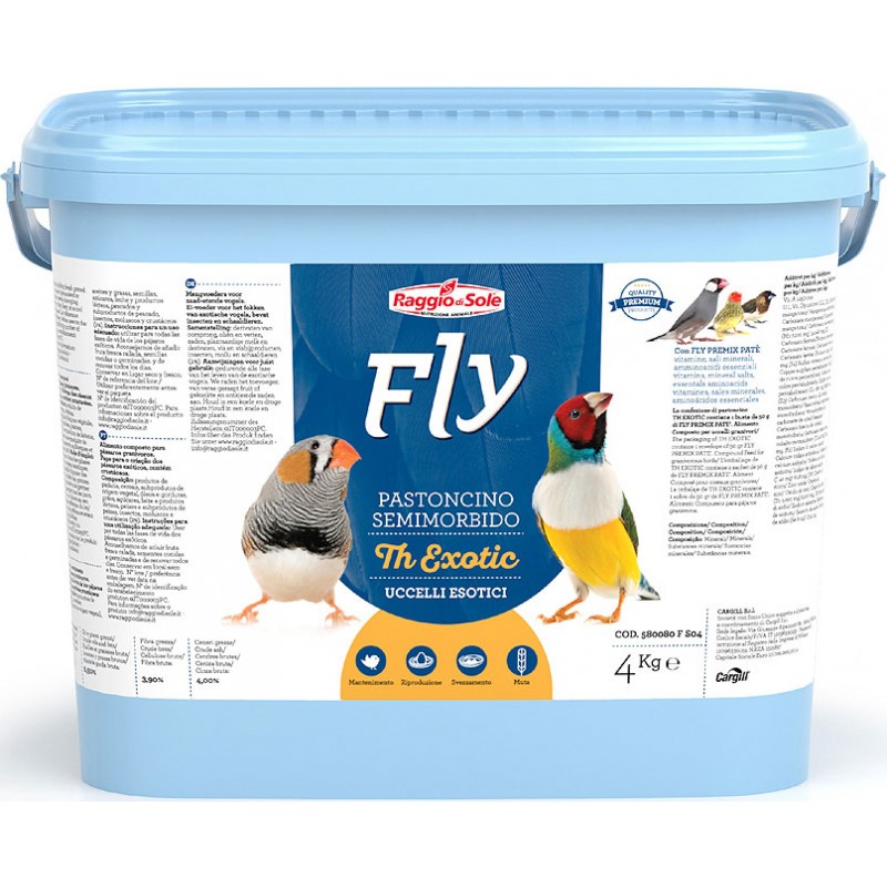Patée TH Exotic 4kg - Raggio di Sole 54890 Raggio di Sole 18,95 € Ornibird Patée TH Exotic 4kg - Raggio di Sole 54890 Raggio di Sole 18,95 € Ornibird