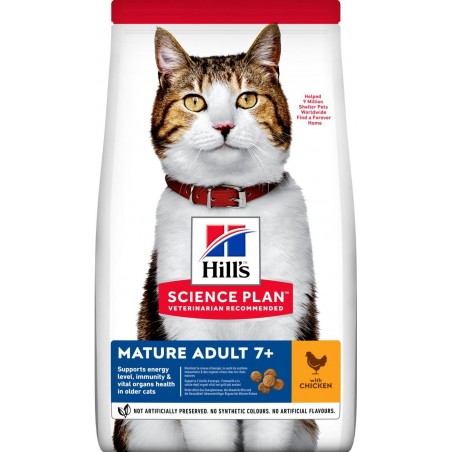 Science Plan aliment pour Chat Adulte Mature Poulet 7kg - Hill's à 75,95 € - Hill's - 604099 - Hill's