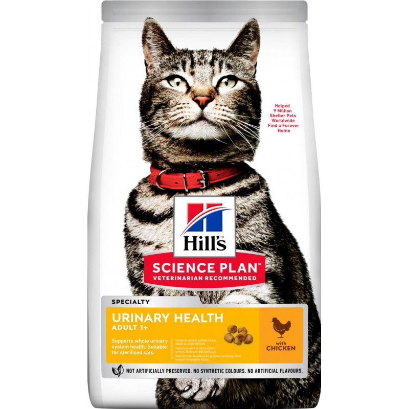 Science Plan aliment pour Chat Adulte Urinary Health Poulet 1,5kg - Hill's Science Plan aliment pour Chat Adulte Urinary Health Poulet 1,5kg - Hill's
