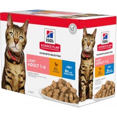 Science Plan Light Adult Cat Food 12x85gr - Hill's 604019 Hill's 20,60 € Ornibird