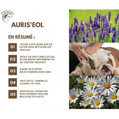 Auris'eol Nettoyant pour les oreilles 100ml - Essence of Life (chien, chat, rongeur) AURIS125 Essence Of Life 13,90 € Ornibird