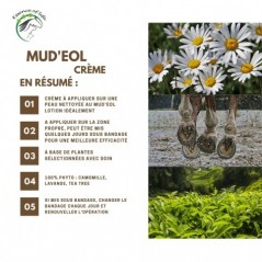 Mud'eol Crème Crème onctueuse pour les paturons & les crevasses 500ml - Essence of Life - 34,90 € - Essence Of Life - 5407006640288 - Ornibird SRL