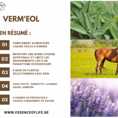 Verm'eol Vermifuge naturel 500ml - Essence of Life CHEV-1303 Essence Of Life 36,50 € Ornibird