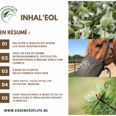 Inhal'eol Solution à inhaler 500ml + 50x cotons bio - Essence of Life CHEV-1310 Essence Of Life 86,50 € Ornibird