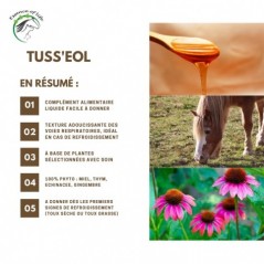 Tuss'eol Sirop pour la toux 1L - Essence of Life CHEV-1314 Essence Of Life 72,50 € Ornibird