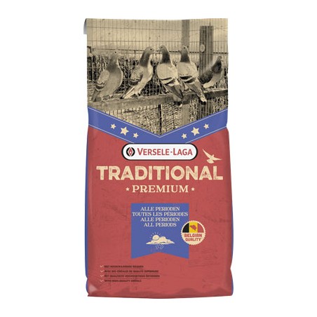 Traditional Premium - Mélange de sport de haute qualité, pauvre en protéines avec du maïs cribs rouge et jaune 20kg à 19,40 €...