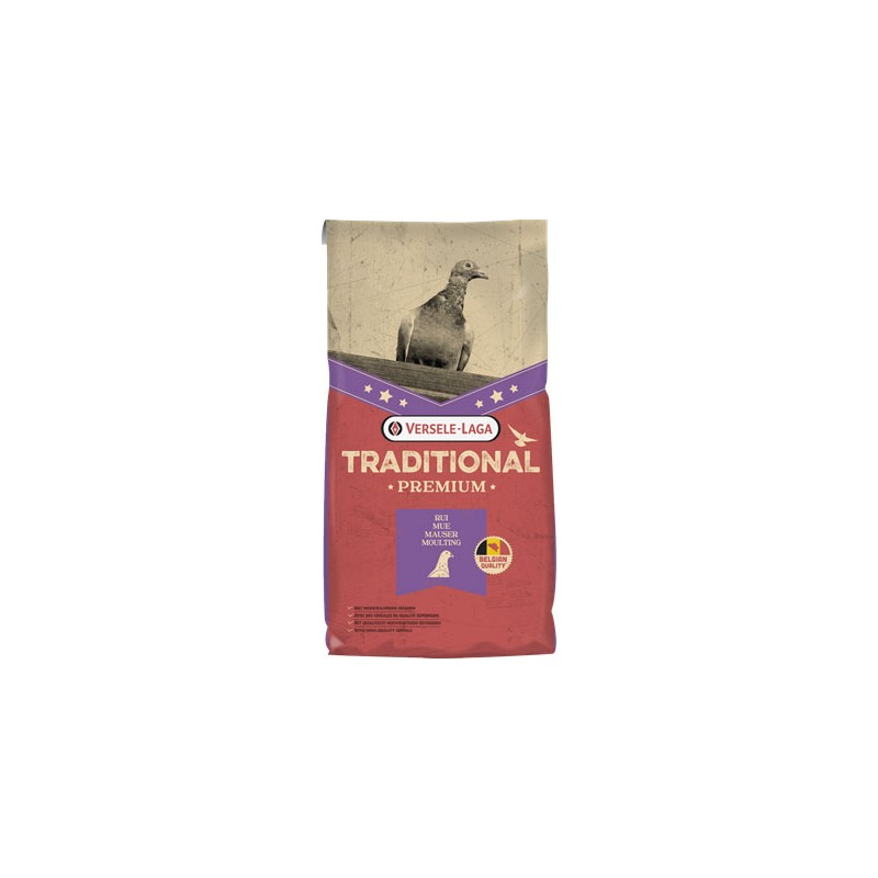 Traditional Premium - Mélange de mue de haute qualité, avec du petit maïs 20kg Traditional Premium - Mélange de mue de haute qualité, avec du petit maïs 20kg