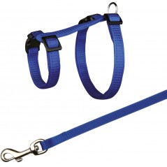 Harnais avec laisse pour lapins Divers coloris 25-44cm/10mm Laisse 1,25m - Trixie à 7,00 € - Trixie - 6260 - Harnais
