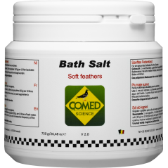 Bath Salt, sel de bain pour un plumage très doux 750gr - Comed à 9,50 € - Comed - 82405 - Produits de Soins