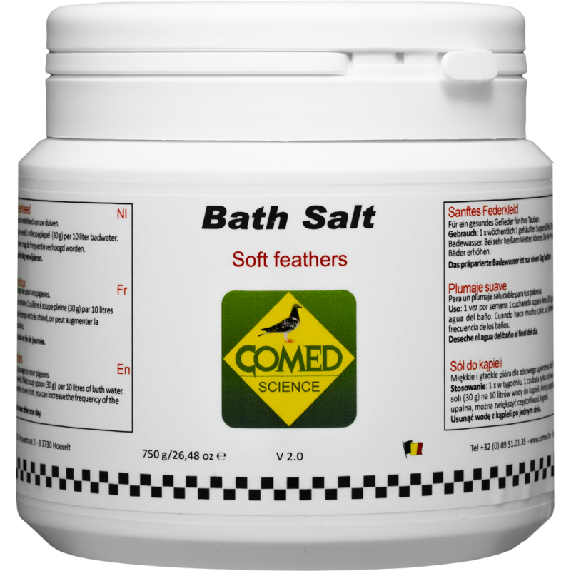 Bath Salt, sel de bain pour un plumage très doux 750gr - Comed