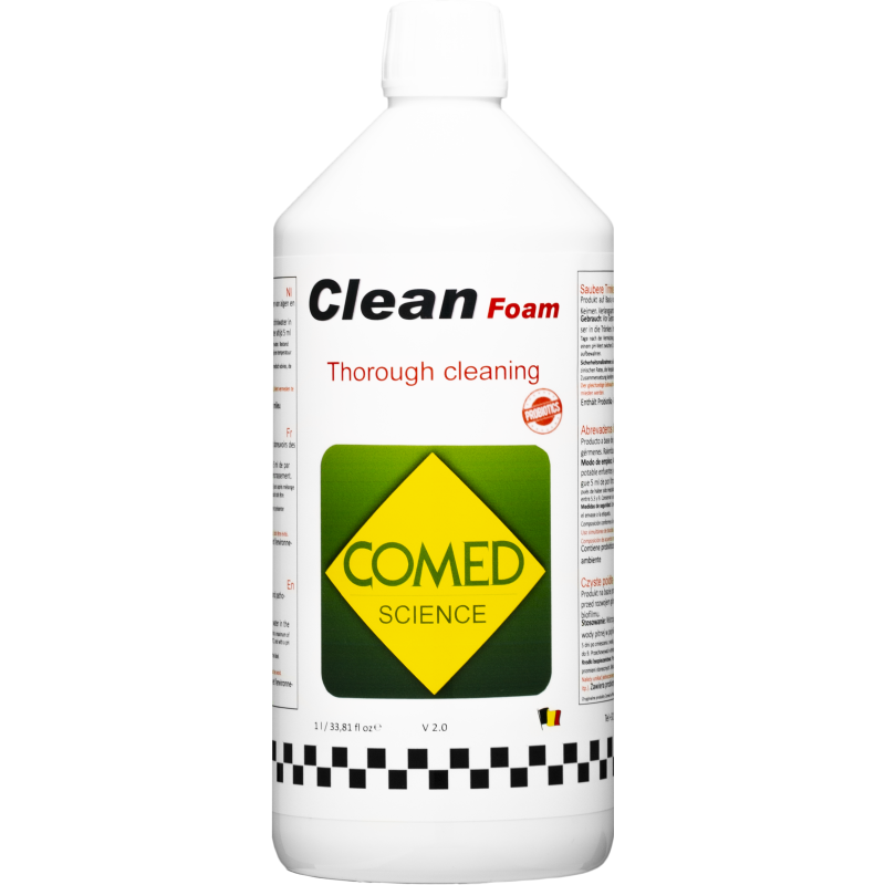 Clean Foam, solution favorisant une résistance aux germes pathogènes 1L - Comed