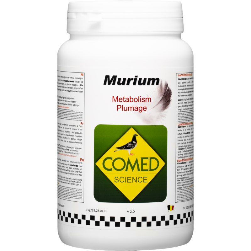 Murium, for a good growth of feathers 1kg - Comed 82191 Comed 67,50 € Ornibird