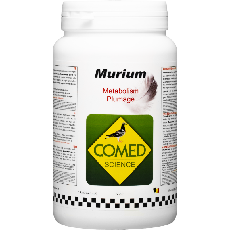 Murium, pour une bonne croissance des plumes 1kg - Comed
