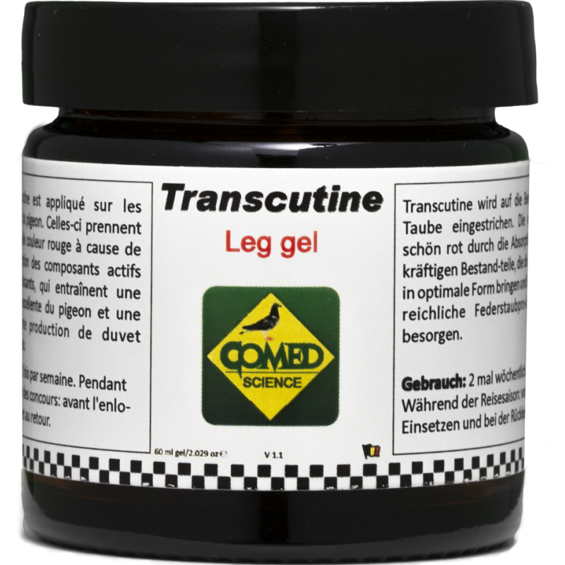 Transcutine, gel pour une meilleure circulation aux pattes 60gr - Comed Transcutine, gel pour une meilleure circulation aux pattes 60gr - Comed