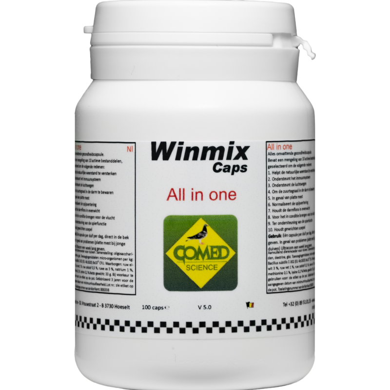 Winmix Caps, garantit un bon developpement et une meilleure résistance 100 capsules - Comed 82601 Comed 18,30 € Ornibird