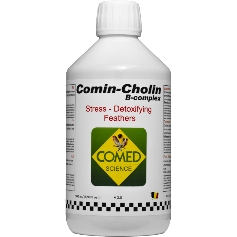 Comin-cholin B-complex Bird, soutient le métabolisme et renforce l’organisme 500ml - Comed 82473 Comed 18,35 € Ornibird