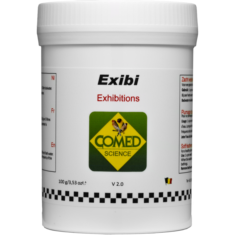 Exibi, for optimum preparation for exhibitions 100gr - Comed 82610 Comed 12,40 € Ornibird