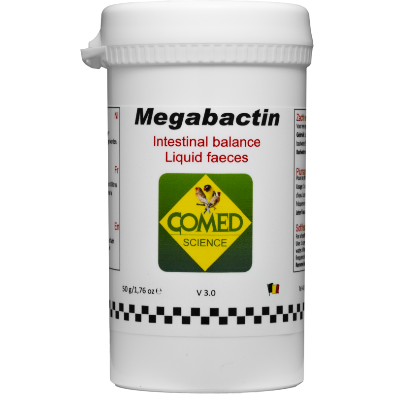 Megabactin Bird, maintien l’équilibre intestinal 50gr - Comed