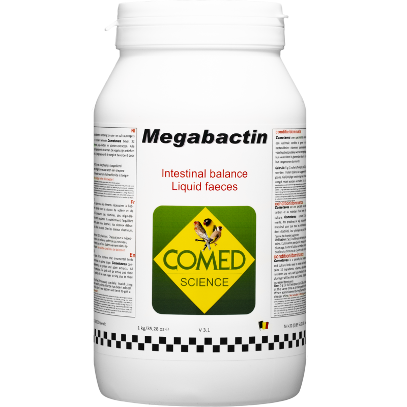 Megabactin, maintaining the balance of intestinal 1kg - Comed 82226 Comed 78,00 € Ornibird
