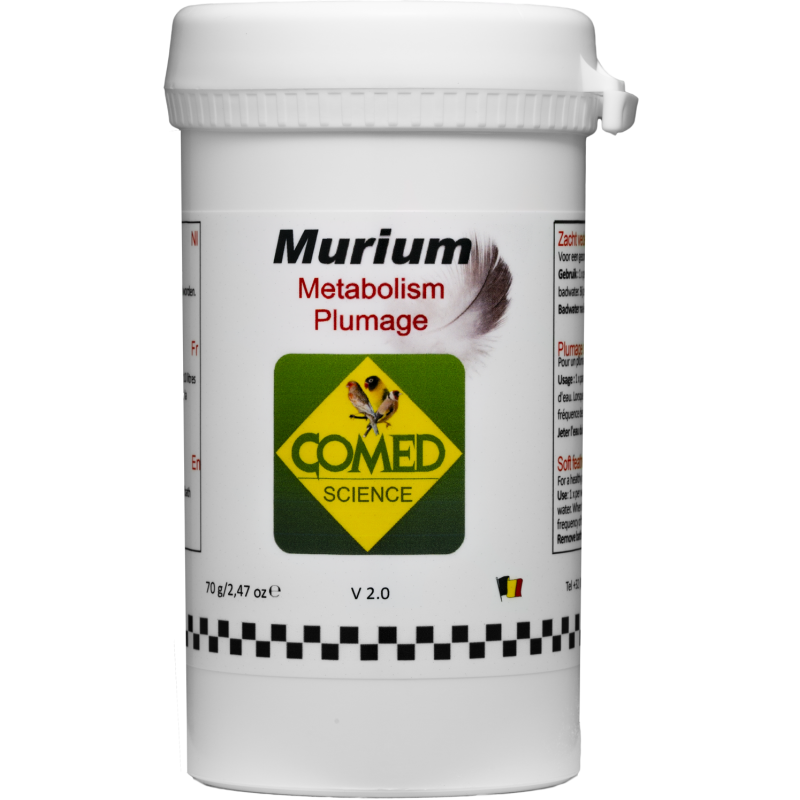 Murium, assists in the growth of feathers and prevents the driven hard-70 g - Comed 82230 Comed 9,00 € Ornibird
