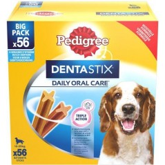 Dentastix Medium 56x - Pedigree à 20,39 € - Pedigree - 276548 - Pedigree