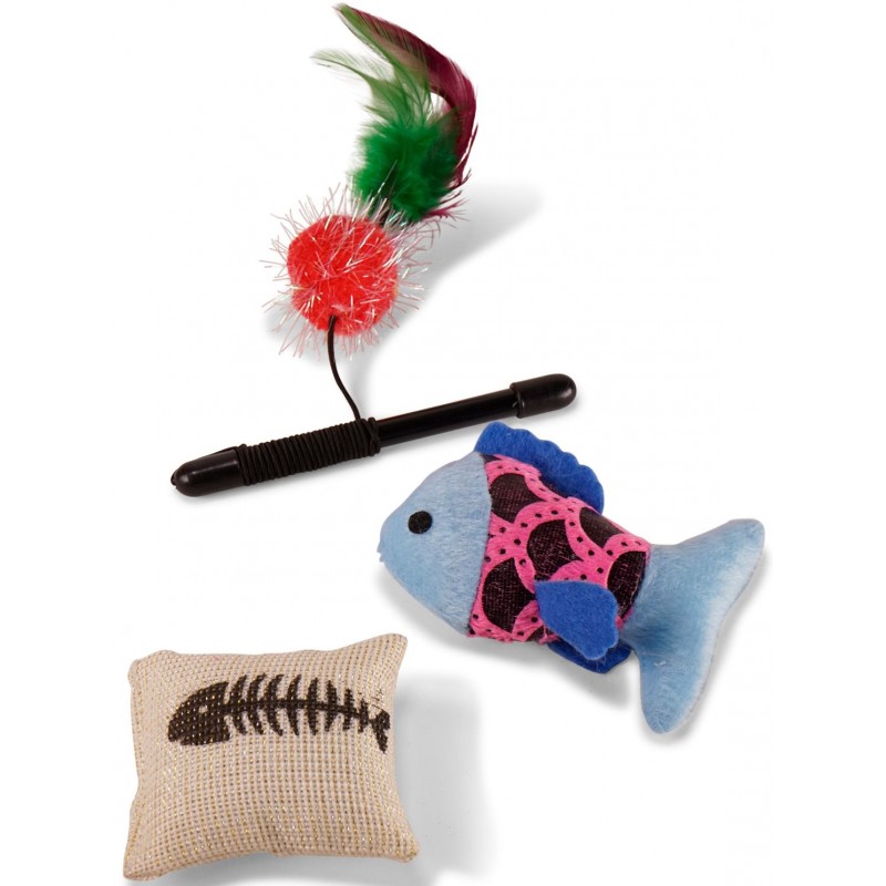 Jouet chat Fish and Fun 3x - Vadigran 14307 Vadigran 4,65 € Ornibird