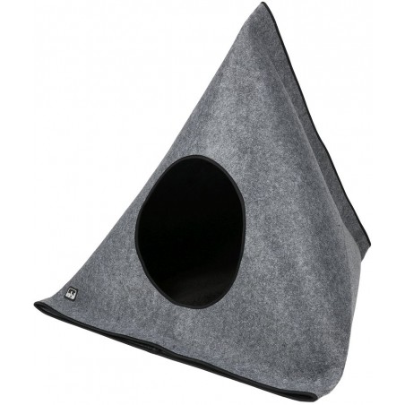 Hellen maison de chats Anthracite 80x80x75cm - Ebi à 69,50 € - Ebi - 434/465189 - Paniers