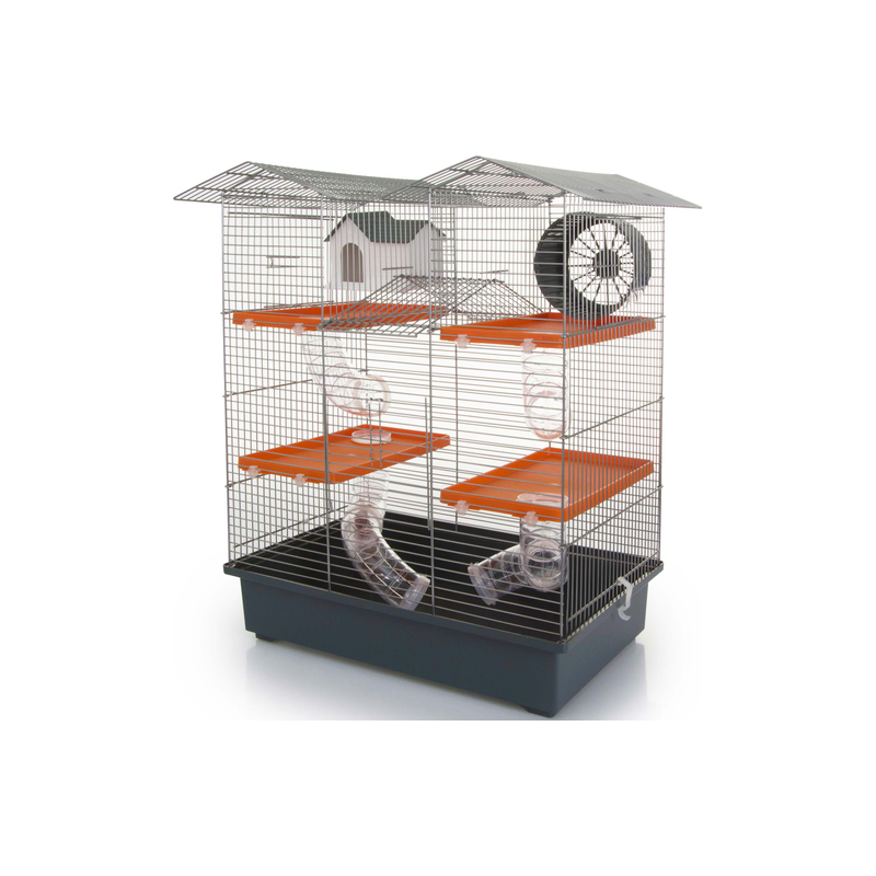 Cage pour Hamster Chalet Funny 55,5x38x62cm 35151 Kinlys 64,95 € Ornibird