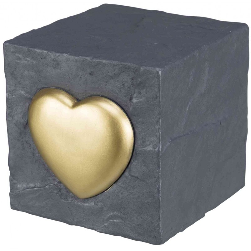 Pierre commémorative cube avec cœur Gris 11x11x11cm - Trixie 38415 Trixie 16,95 € Ornibird