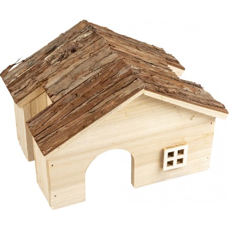 Villa en bois rongeurs 22x18x15cm - Duvo+ à 20,45 € - Duvo + - 12696 - Maisons