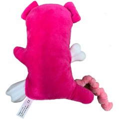 Jouet chien Scary cochon avec os 17,5cm - Vadigran - 9,95 € - Vadigran - 5411468179378 - Ornibird SRL