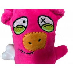 Jouet chien Scary cochon avec os 17,5cm - Vadigran - 9,95 € - Vadigran - 5411468179378 - Ornibird SRL