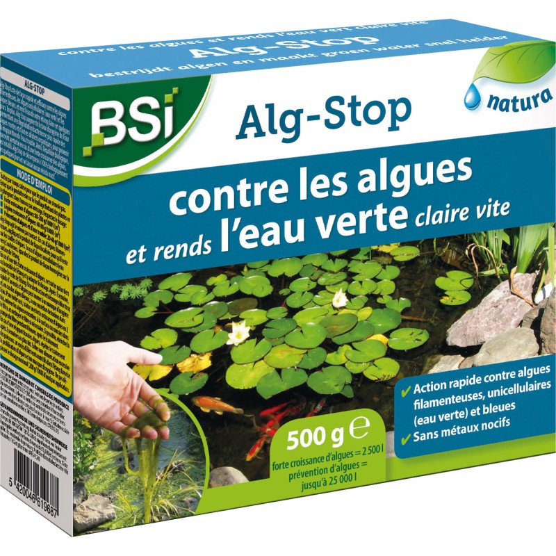 Alg-Stop lutte contre les algues 500gr - BSI 61968 BSI 17,95 € Ornibird Alg-Stop lutte contre les algues 500gr - BSI 61968 BSI 17,95 € Ornibird
