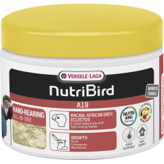 A19 - Elevage à la main pour toutes sortes d'oisillons ayant un besoin élevé en énergie 250gr - Nutribird 422170 Nutribird 6,...