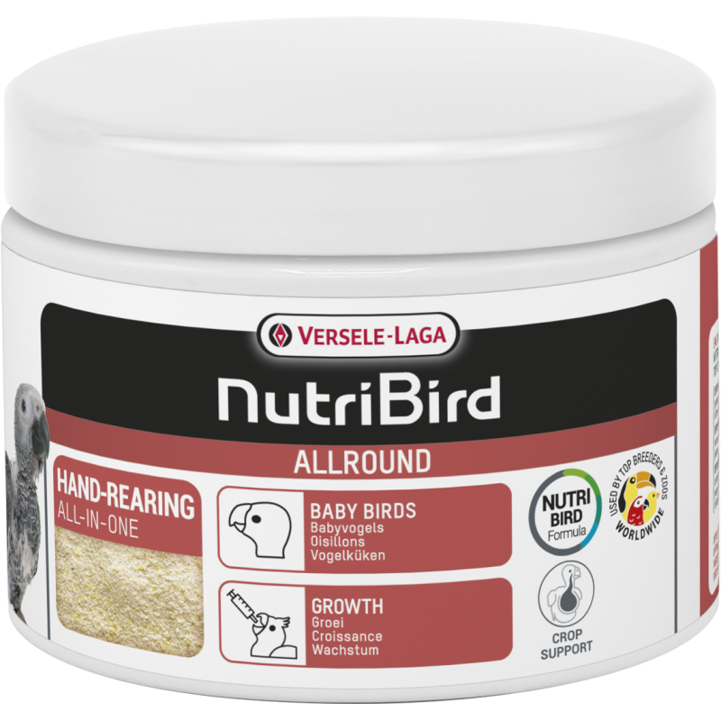 Allround - Elevage à la main pour toutes sortes d'oisillons 250gr - Nutribird Allround - Elevage à la main pour toutes sortes d'oisillons 250gr - Nutribird
