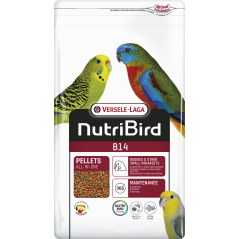 B14 Granulés extrudés - aliment d'entretien pour perruches ondulées et autres petites perruches 3kg - Nutribird 422102 Nutrib...