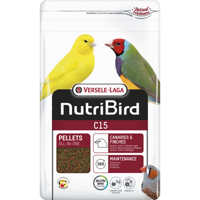 C15 Pellets All-In-One 1kg - Nutribird 422105 Nutribird 6,50 € Ornibird