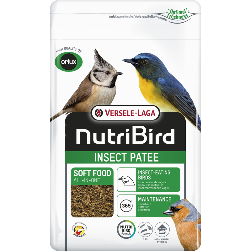 Insect Patée Aliment complet pour oiseaux insectivores 1kg - Nutribird 422150 Nutribird 16,80 € Ornibird