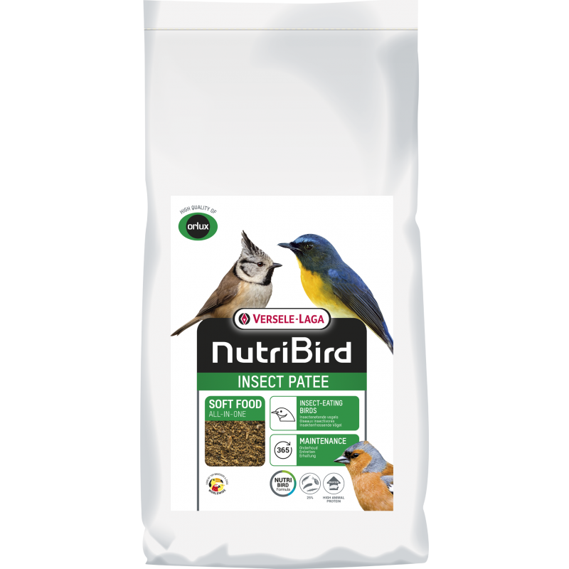 Insect Patée Aliment complet pour oiseaux insectivores 20kg - Nutribird 422151 Nutribird 222,05 € Ornibird