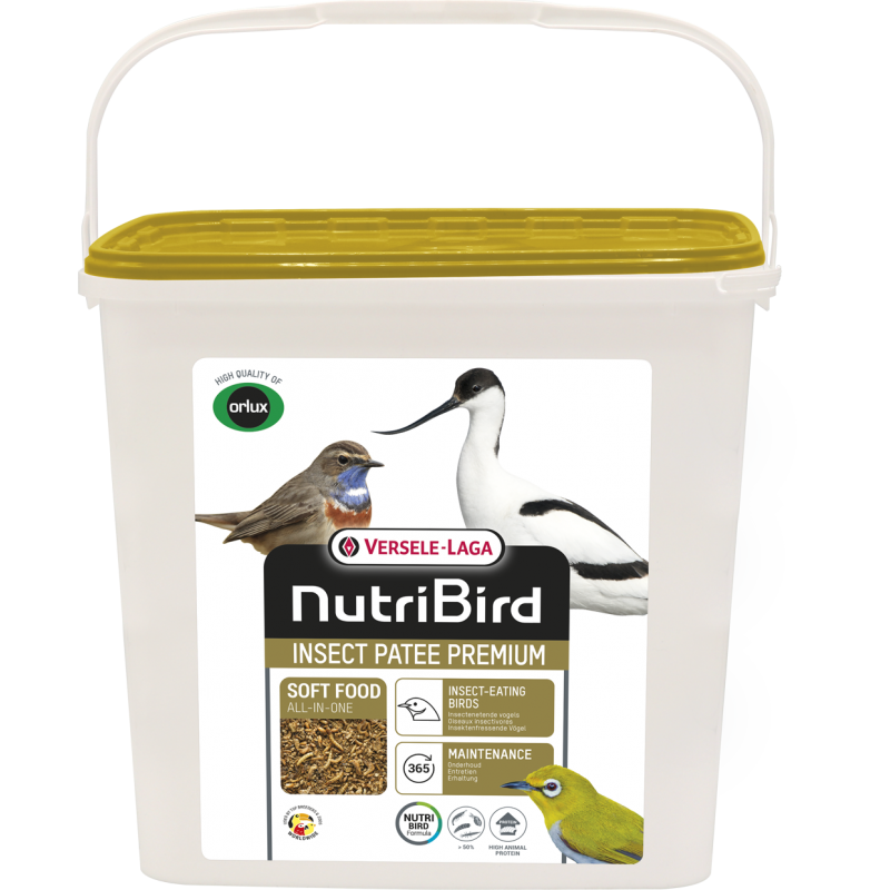 Insect Patée Premium Aliment complet pour oiseaux insectivores 2kg - Nutribird Insect Patée Premium Aliment complet pour oiseaux insectivores 2kg - Nutribird