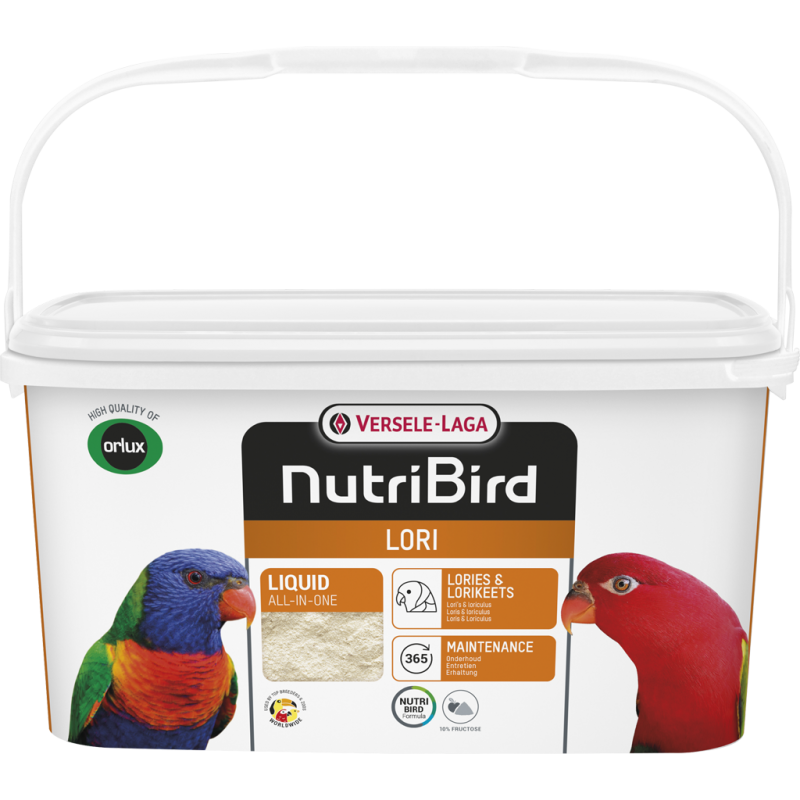 Lori Aliment complet pour oiseaux loris et loriculus 3kg - Nutribird 422123 Nutribird 38,65 € Ornibird