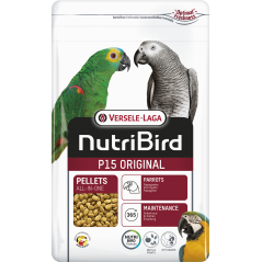 P15 Original Granulés extrudés - aliment d'entretien pour perroquets 1kg - Nutribird 422125 Nutribird 9,80 € Ornibird