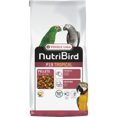 P19 Tropical Granulés extrudés - aliment d'élevage pour perroquets 10kg - Nutribird 422132 Nutribird 55,10 € Ornibird