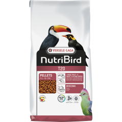 T20 Granulés extrudés - aliment d'élevage pour grands oiseaux frugivores et insectivores 10kg - Nutribird à 57,10 € - Nutribi...