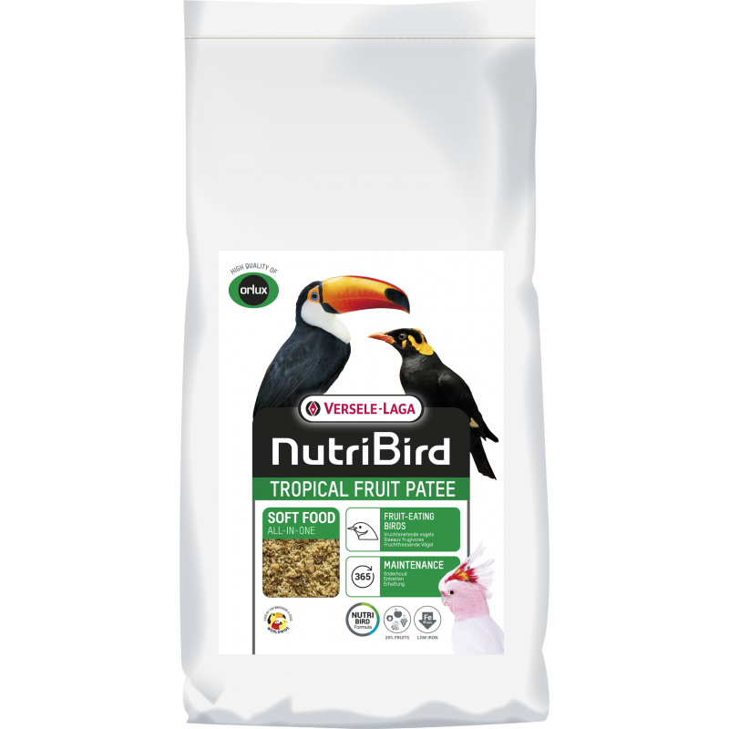 Tropical Fruit Patée Aliment complet pour oiseaux frugivores 25kg - Nutribird 422142 Nutribird 125,60 € Ornibird